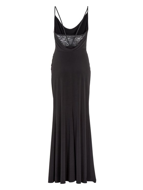 Swing Swing Φόρεμα βραδινό 5AI02900 Μαύρο Slim Fit
