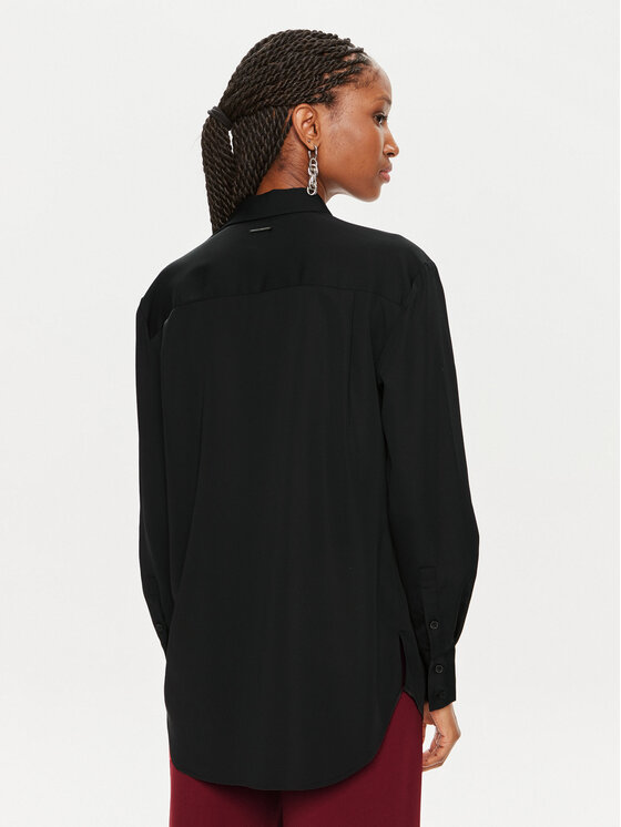 Calvin Klein Calvin Klein Marškiniai K20K207584 Juoda Relaxed Fit