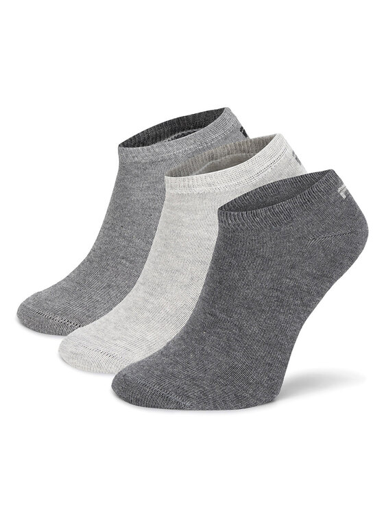Skarpety Niskie Męskie Fila, Szare, F9100-AW24 (3-pack)
