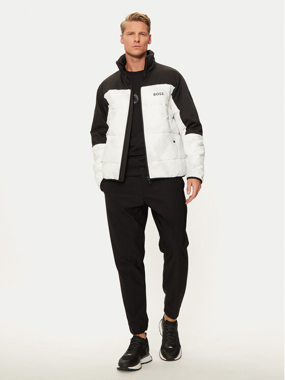BOSS BOSS Prehodna jakna J_Hamar 4 50522668 Bela Regular Fit