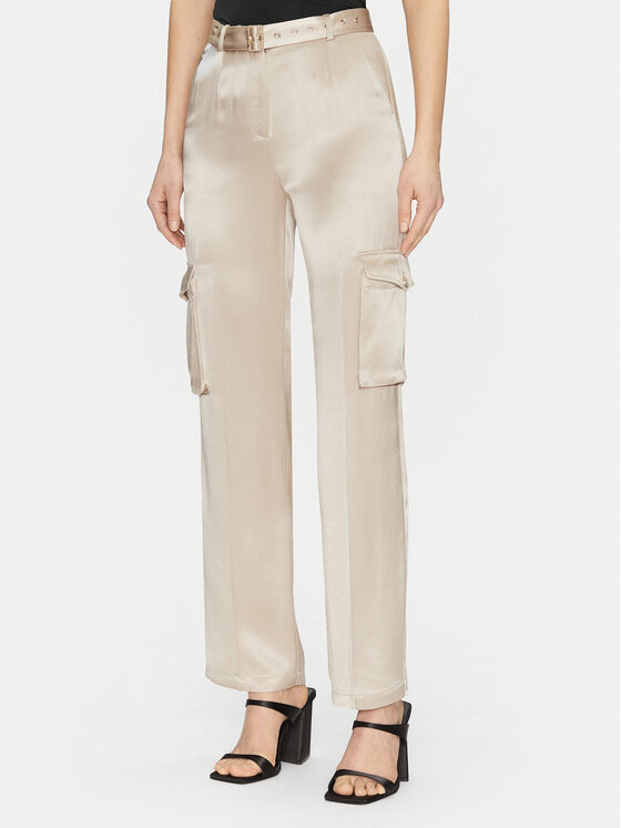 Marciano Guess Marciano Guess Pantaloni di tessuto 5RGB06 7248A Beige Regular Fit