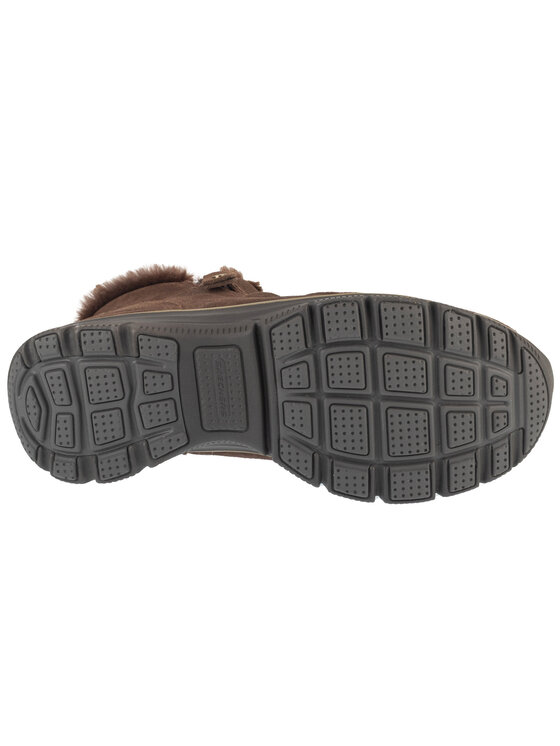 Skechers Skechers Śniegowce Easy Going - High Zip 2 Brązowy