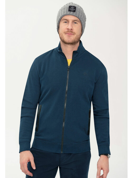 Volcano Volcano Bluza B-ROLDI Niebieski Regular Fit