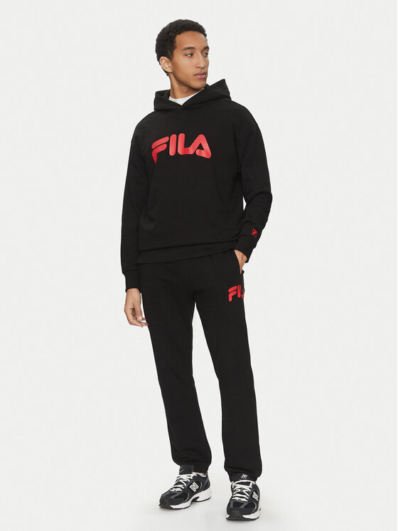 Fila Fila Majica dugih rukava Landogne FAM0872 Crna Regular Fit