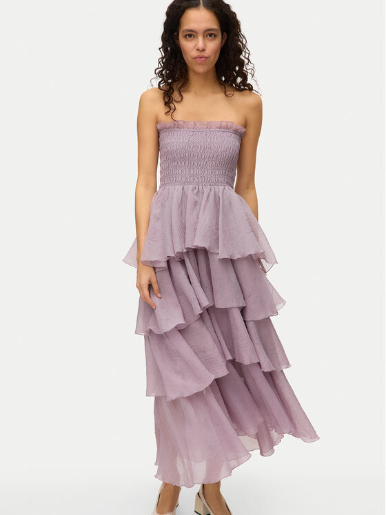 Vero Moda Vero Moda Sukienka koktajlowa Delilah 10330886 Fioletowy jasny Regular Fit