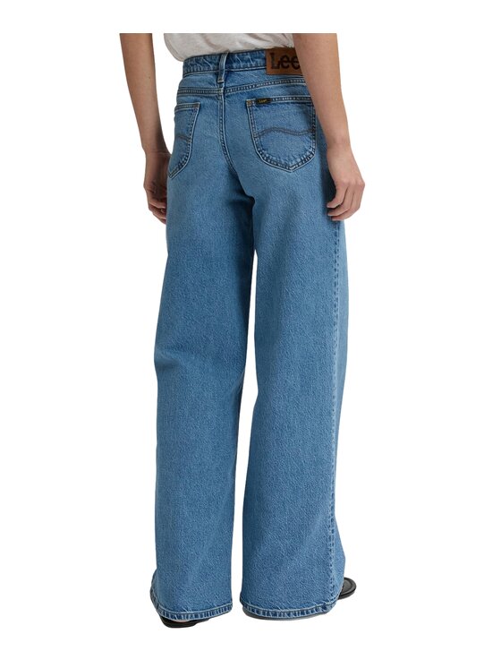 Lee Lee Jeansy 112379307 Niebieski Relaxed Fit