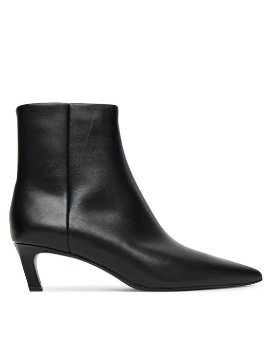Calvin Klein Botki Ess Kitten Heel Ankle Boot HW0HW02586 Czarny