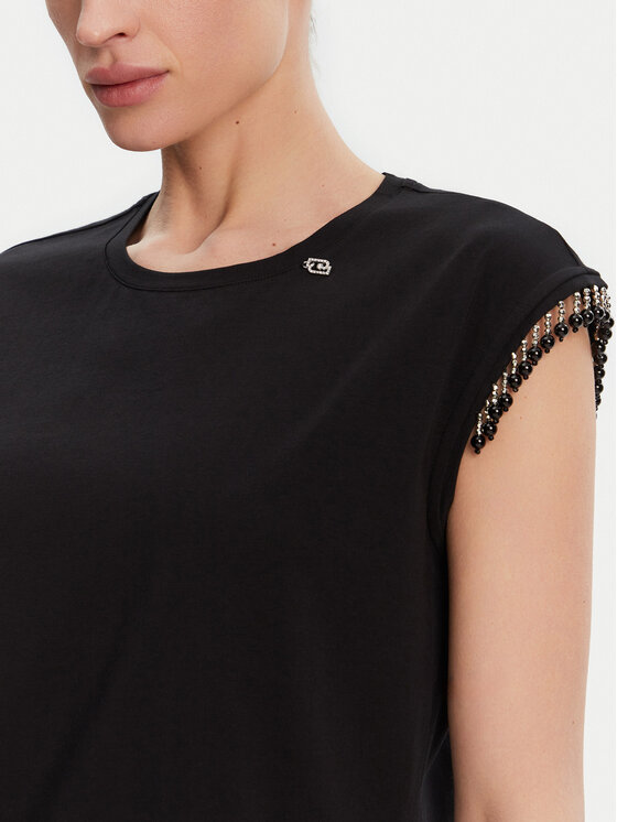 Liu Jo Liu Jo Bluză WA5158 J5003 Negru Regular Fit