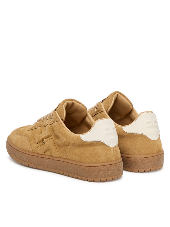 Elisabetta Franchi Elisabetta Franchi Sneakersy Low Cut Lace Up F4A9-E0340-0071 D Béžová