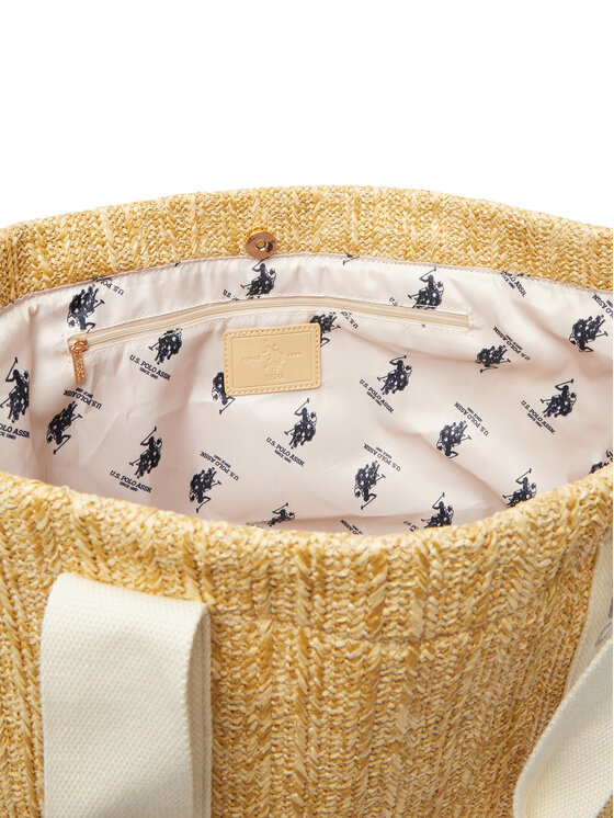 U.S. Polo Assn. U.S. Polo Assn. Дамска чанта BEUXT8692WP5 Тъмнобежов