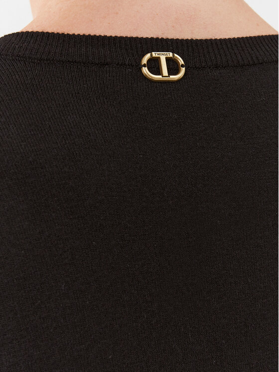 TWINSET TWINSET Φόρεμα υφασμάτινο 232TP3423 Μαύρο Regular Fit