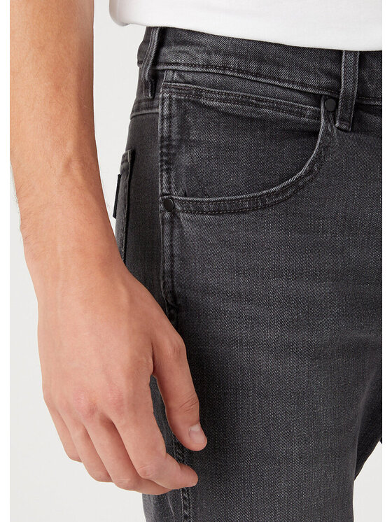 Wrangler Wrangler Jeansy LARSTON Czarny Slim Fit