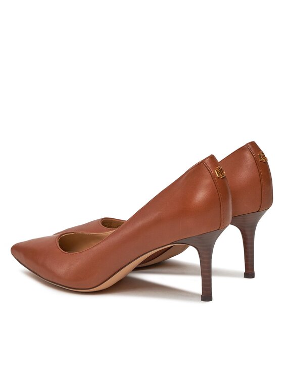LAUREN RALPH LAUREN LAUREN RALPH LAUREN Čevlji z visoko peto 802940602002 Rjava