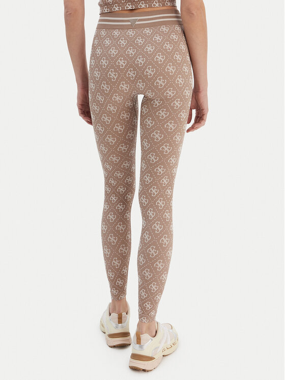 Guess Guess Leggings V5BB13 K2000 Marrone Slim Fit
