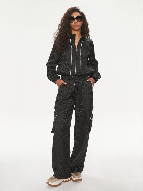 Liu Jo Liu Jo Riidest püksid TA4078 TS788 Must Regular Fit