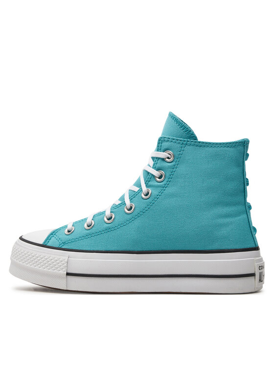 Converse Converse Plátěnky Chuck Taylor All Star Lift Platform Stars A06492C Tyrkysová