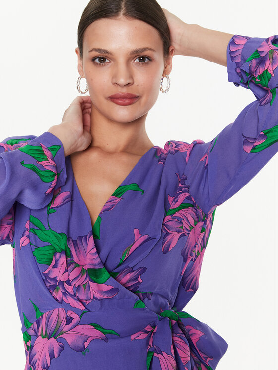 PINKO Pinko Sukienka codzienna Assillante 101109 A0P7 Fioletowy Regular Fit