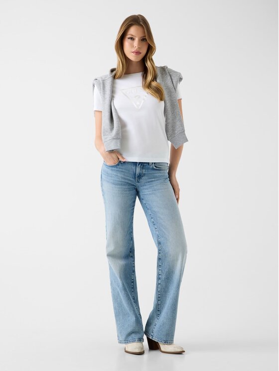 Guess Guess T-Shirt 183155 Bílá Classic Fit