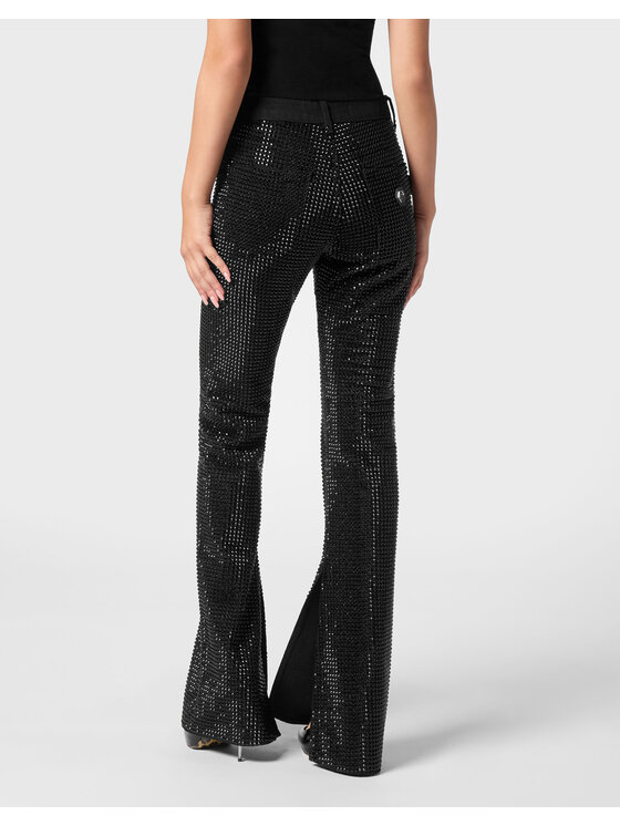 PHILIPP PLEIN PHILIPP PLEIN Jeansy 21669 Czarny Flare Fit