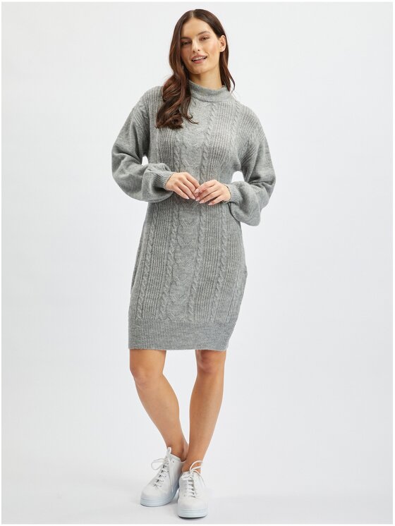 Orsay Orsay Sukienka 530396-648000__S Szary Regular Fit