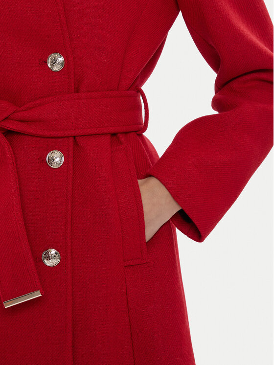 Morgan Morgan Wollmantel 242-GEVA Rot Regular Fit