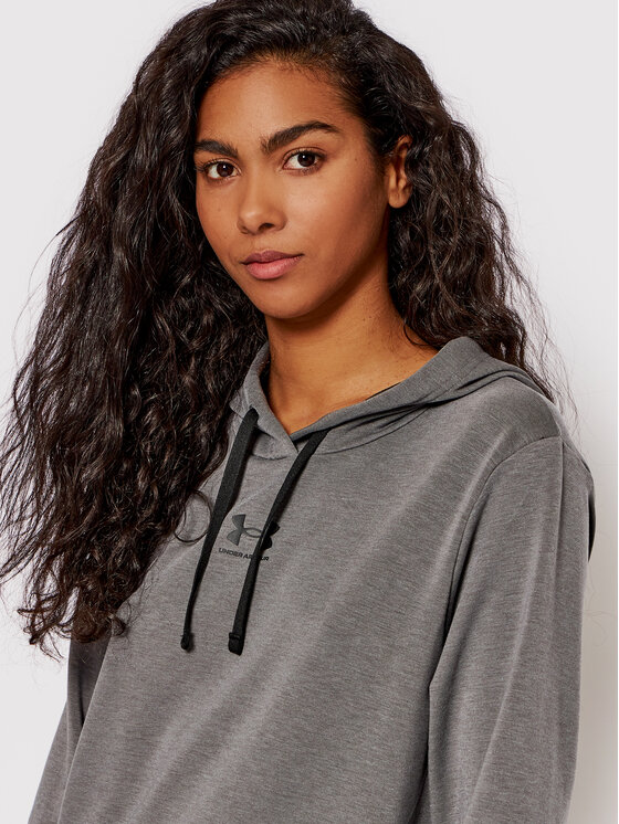Under Armour Under Armour Bluza Ua Rival Terry 1369855 Szary Loose Fit