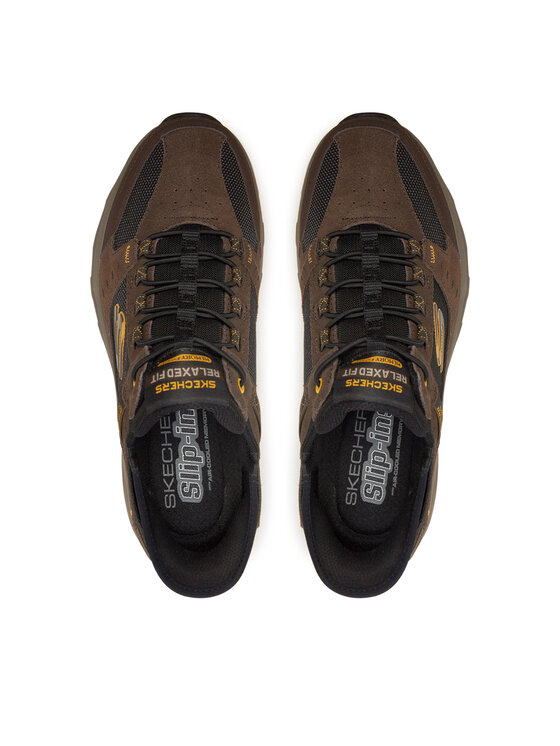 Skechers Skechers Sneakersy Oak Canyon 237450/BRBK Brązowy