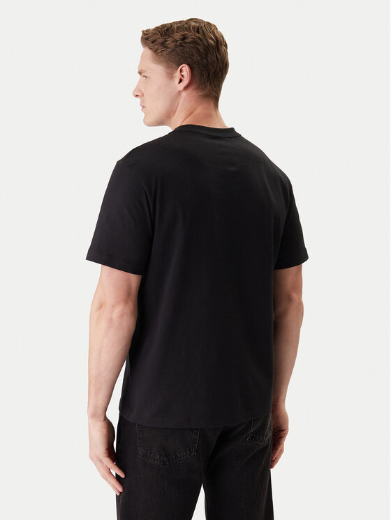 Calvin Klein Calvin Klein Тишърт Maze Graphic LV04RE832G Черен Regular Fit