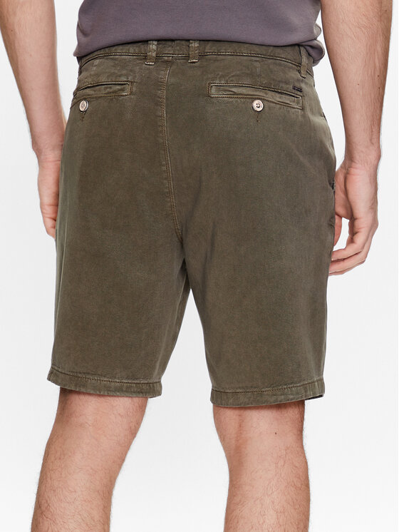 INDICODE INDICODE Auduma šorti Vino 70-644 Haki Regular Fit
