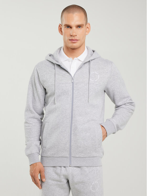 BIG STAR BIG STAR Bluza AJRON Szary Basic Fit