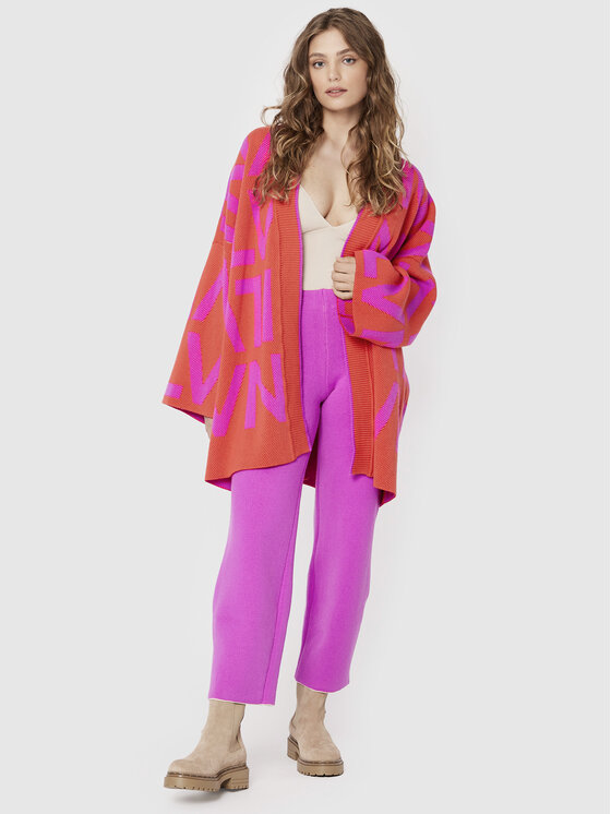 Liviana Conti Liviana Conti Штани з тканини F2WC37 Рожевий Relaxed Fit