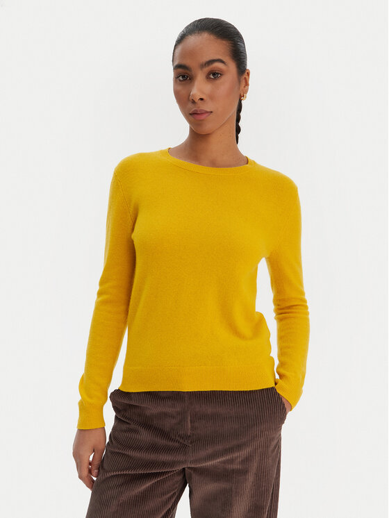 United Colors Of Benetton United Colors Of Benetton Svetr 1002D1K01 Žlutá Regular Fit