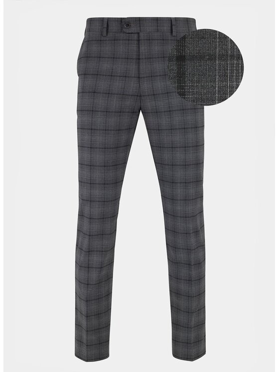 Pako Lorente Pako Lorente Spodnie garniturowe P20SF-6G-005 Szary Slim Fit