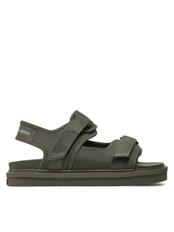 Calvin Klein Jeans Sandali Sandal Velcro Np In Mr YM0YM00940 Verde, taglia : 41