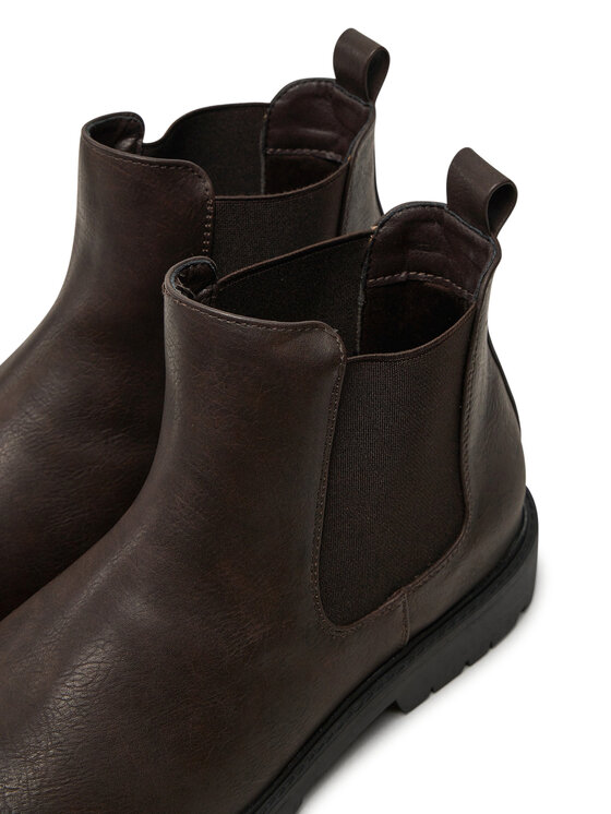Pierre Cardin Pierre Cardin Kotníková obuv s elastickým prvkem 4714 Hnědá