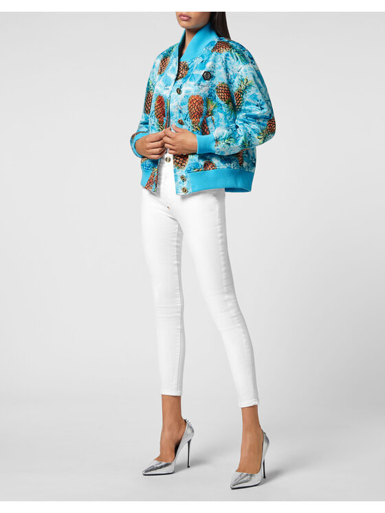 PHILIPP PLEIN PHILIPP PLEIN Bomber 3763 Multicolore Regular Fit