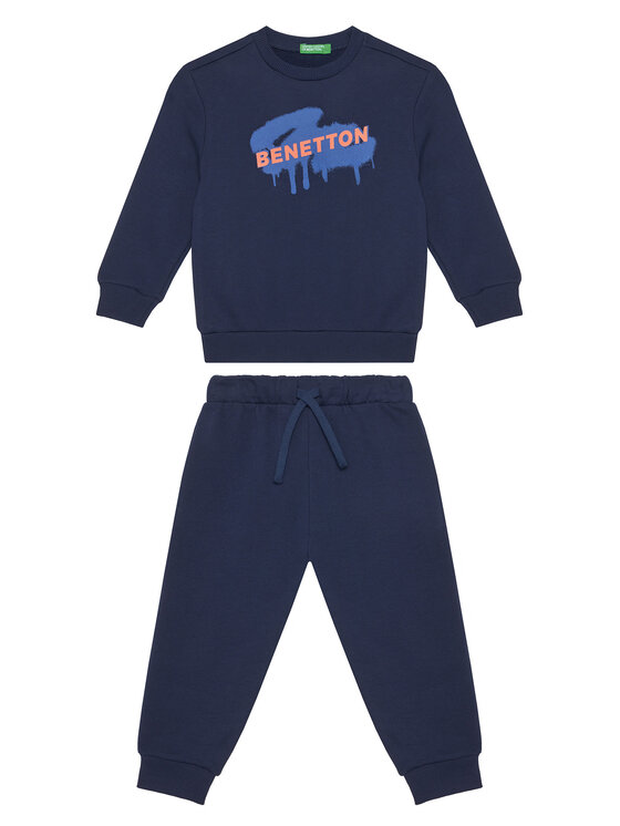 United Colors Of Benetton United Colors Of Benetton Sportinis kostiumas 3J68GK00S Tamsiai mėlyna Regular Fit