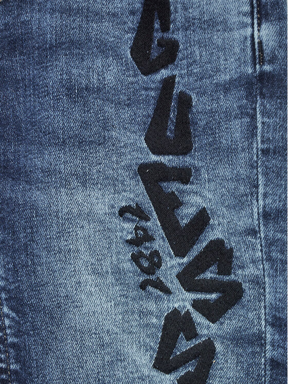 Guess Guess Szorty jeansowe L4GD18 D4GV0 Granatowy Regular Fit