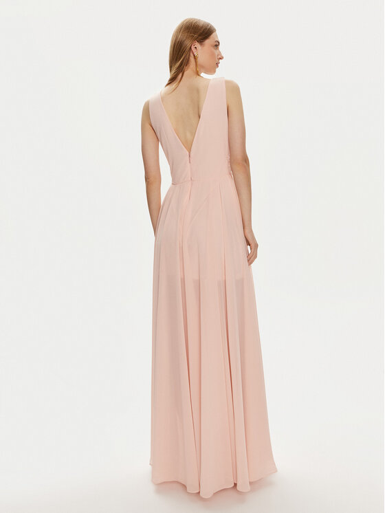 Fracomina Fracomina Abendkleid FQ24SD3027W41201 Rosa Slim Fit