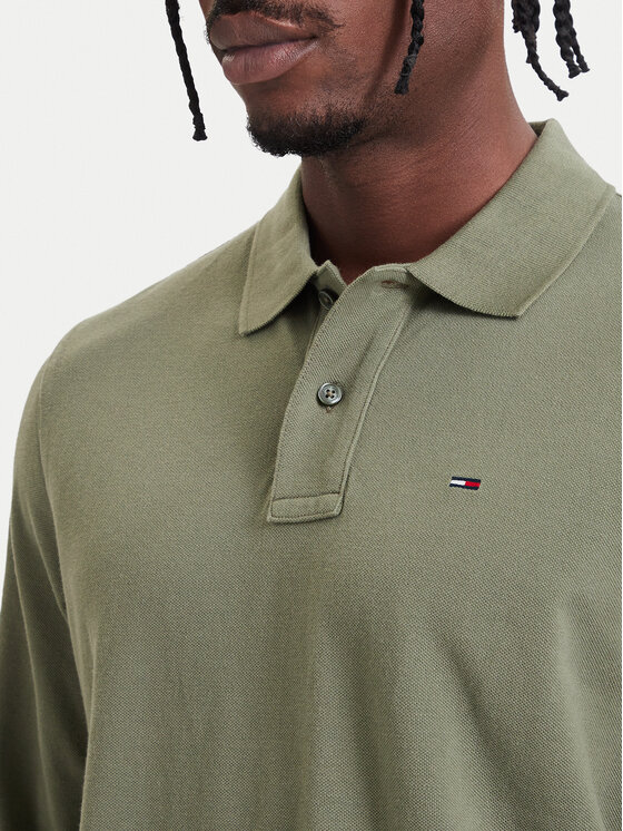 Tommy Jeans Tommy Jeans Polo DM0DM23630 Zielony Regular Fit