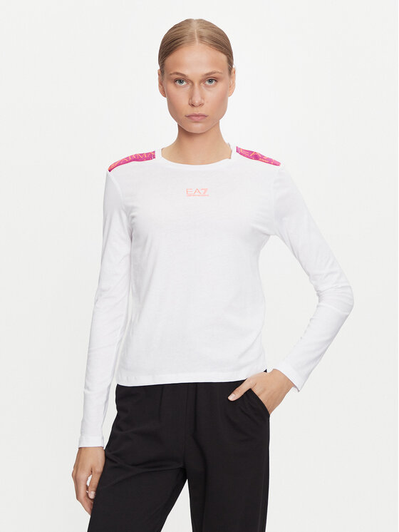EA7 Emporio Armani EA7 Emporio Armani Bluse 6DTT16 TJLOZ 1100 Weiß Regular Fit