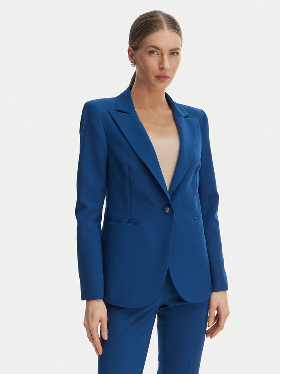 Rinascimento Sacou CFC0127895003 Albastru Slim Fit
