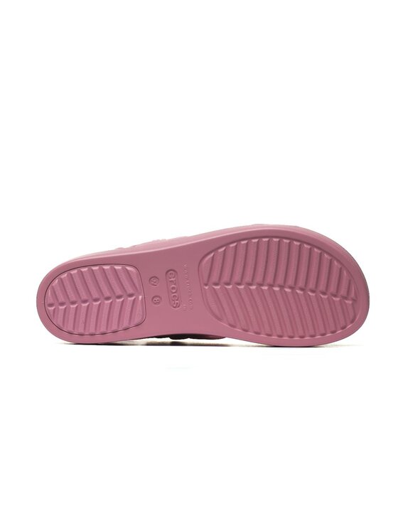 Crocs Crocs Klapki BROOKLYN WOVEN UPPER LOW W Różowy