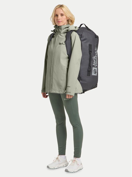 Jack Wolfskin Jack Wolfskin Kurtka outdoor Trailtime 2l A63902 Zielony Regular Fit