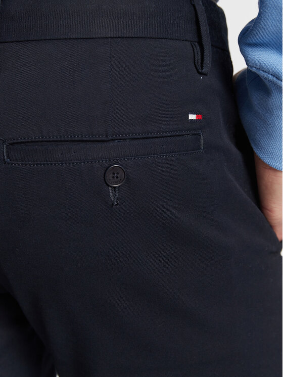 Tommy Hilfiger Tommy Hilfiger Čino bikses Core Bleecker MW0MW28883 Tumši zils Slim Fit
