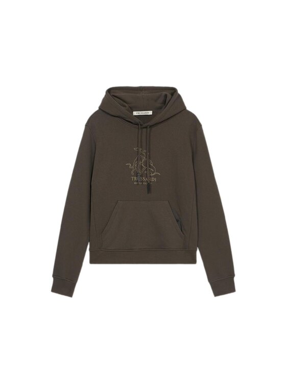 Trussardi Trussardi Felpa G8078100032N035 Verde Regular Fit