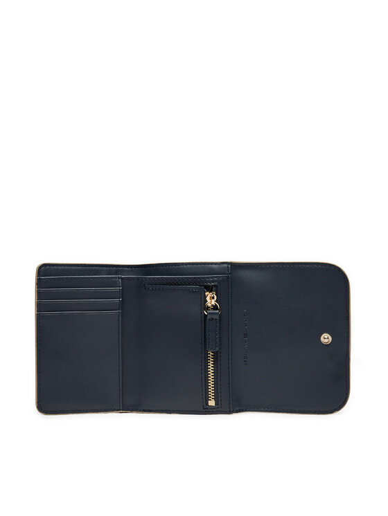 Tommy Hilfiger Tommy Hilfiger Maža Moteriška Piniginė Th Heritage Med AW0AW16579 Smėlio