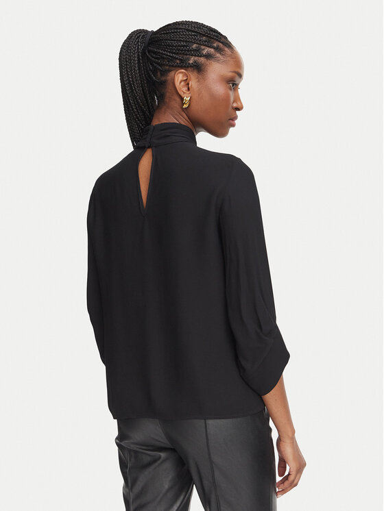 Elisabetta Franchi Elisabetta Franchi Majica CA-178-66E2-V320 Crna Regular Fit