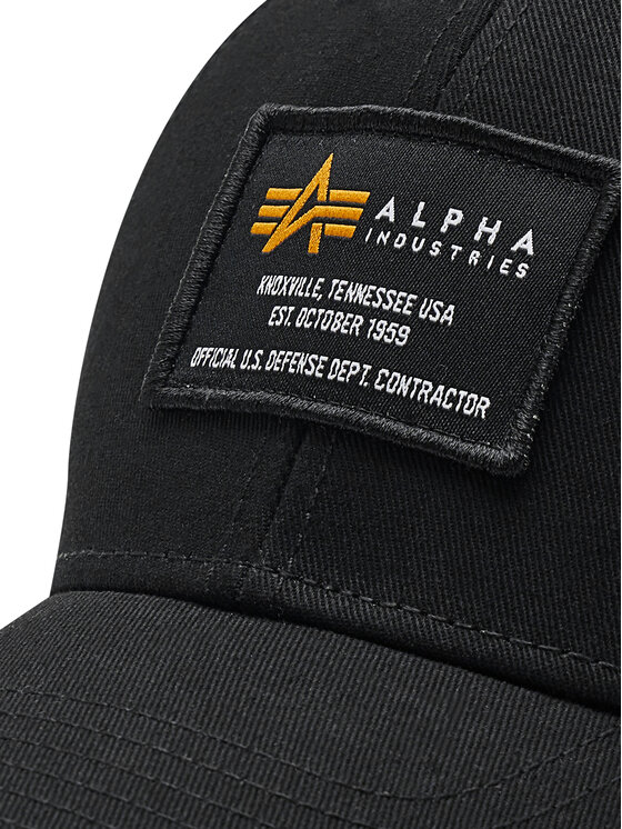 Alpha Industries Alpha Industries Czapka z daszkiem Crew Camp 128934 Czarny