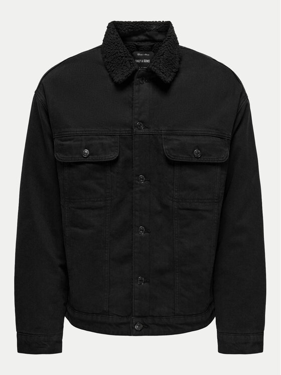 Only & Sons Only & Sons Μπουφάν μεταβατικό Wilson 22030971 Μαύρο Regular Fit